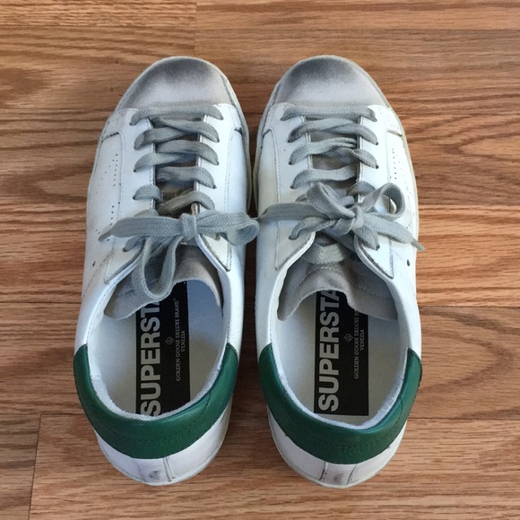 NWT Golden Goose Green Superstar Sneakers. Size 36 - Picture 6 of 8